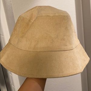 NWT Tan suede bucket hat